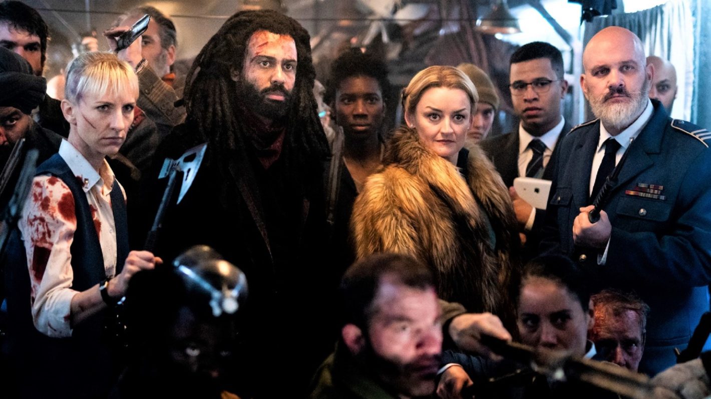 Snowpiercer Season Two cast defending the train. 